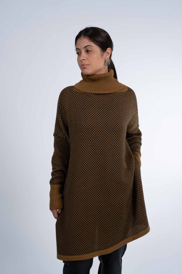 Blusa de Inverno Gola Alta Tricot - Imagem 3