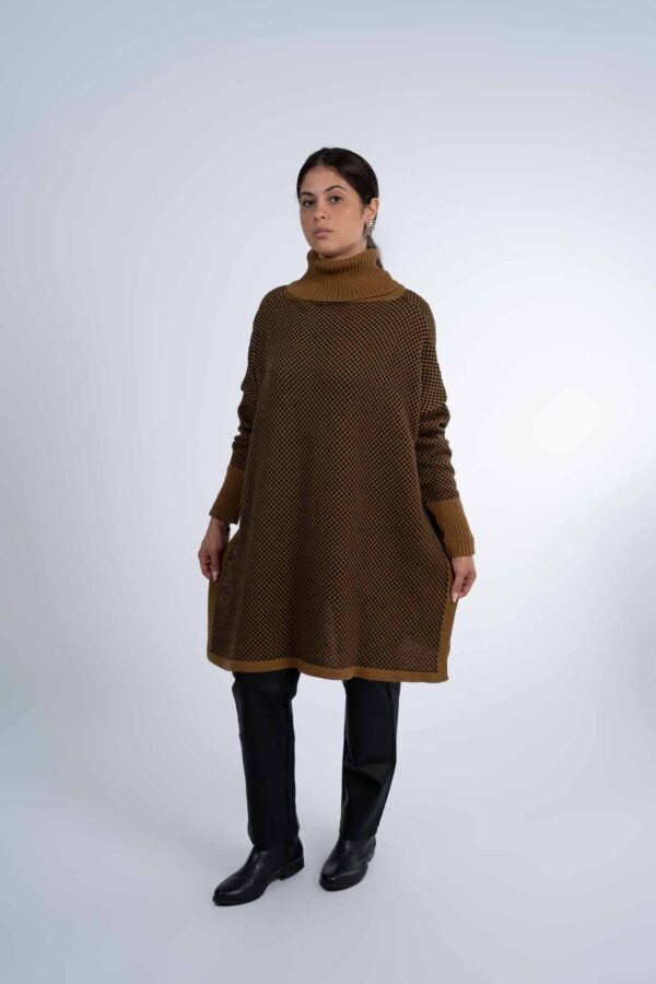 Blusa de Inverno Gola Alta Tricot - Imagem 4