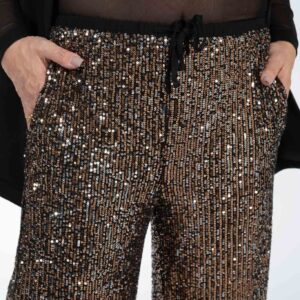 Calça Pantalona Paetê Dzarm