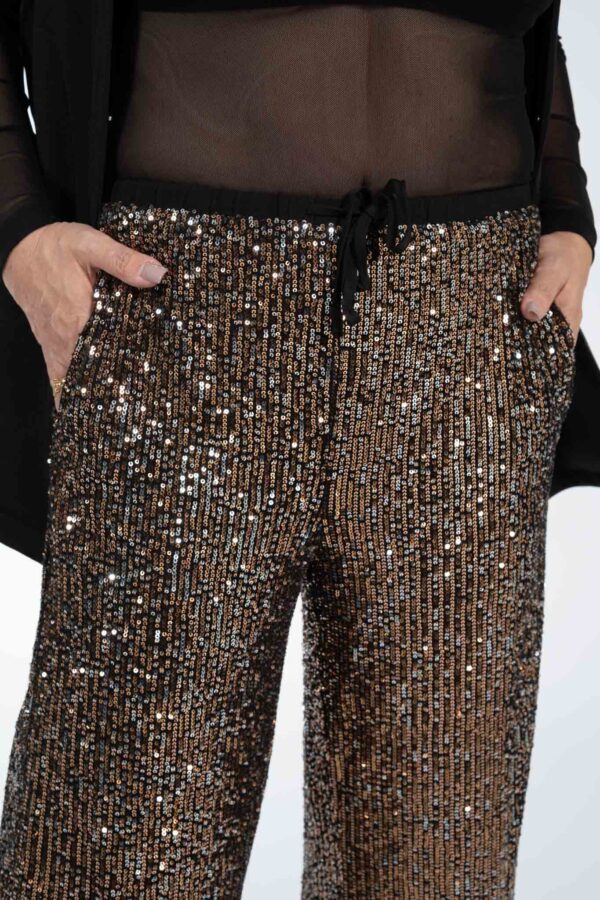 Calça Pantalona Paetê Dzarm