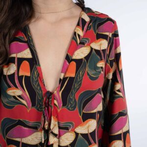 Camisa Farm Cogumelo Silv