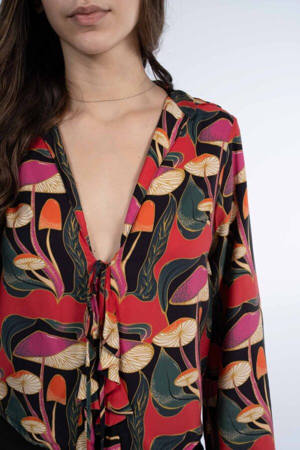 Camisa Farm Cogumelo Silv