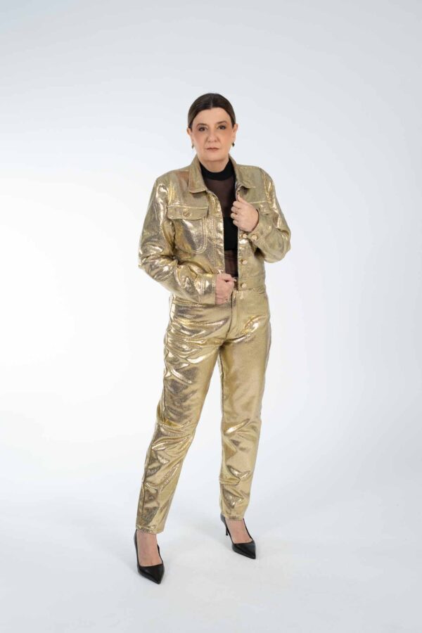 Jaqueta Dourada Linha Glam Pura Mania - Imagem 5