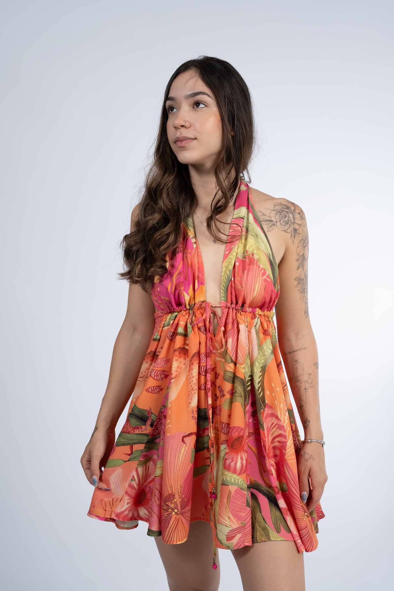 Vestido Farm Curto Maralina