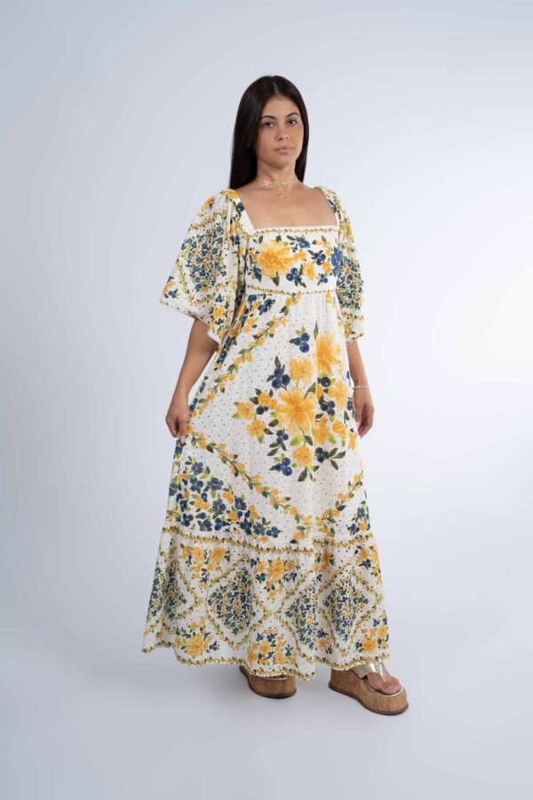 Vestido Farm Laise Flor de Açai - Imagem 4