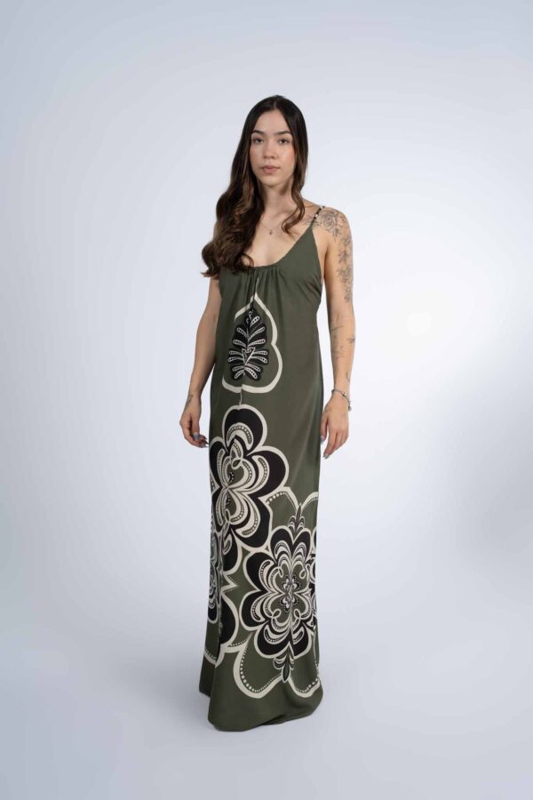 Vestido Farm Grafico Mist