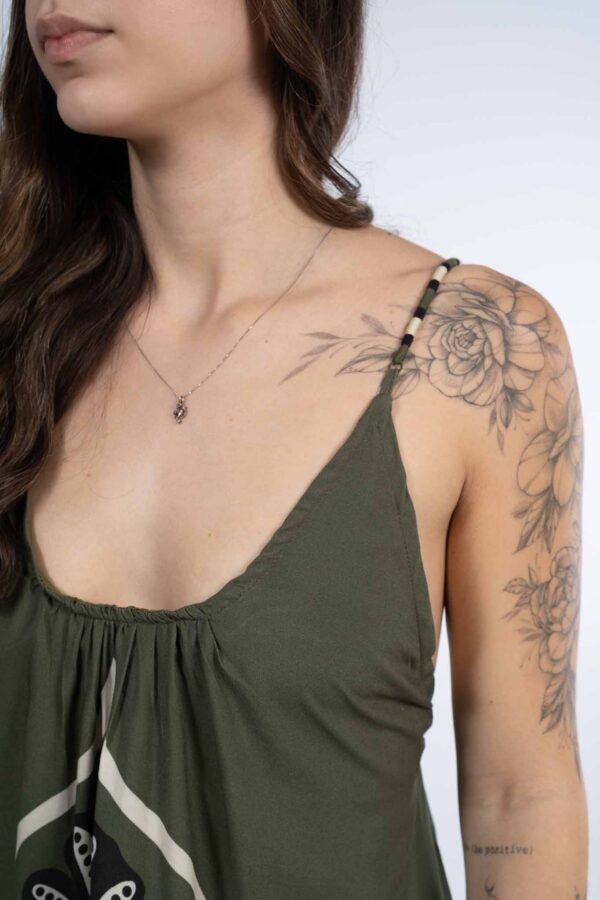 Vestido Farm Grafico Mist - Imagem 3