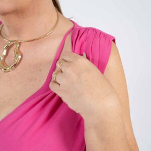 Vestido + Top Feminino Dzarm