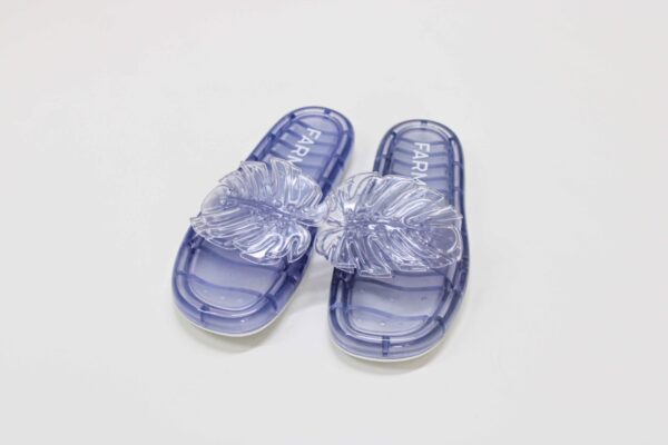 Sandalia Farm Salto Baixo Plastico Transparente - Imagem 2